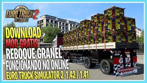 MOD REBOQUE GRANEL FACHINI 2 EIXOS VÁRIAS CARGAS PARA EURO TRUCK SIMULATOR 2 1.42 / 1.41