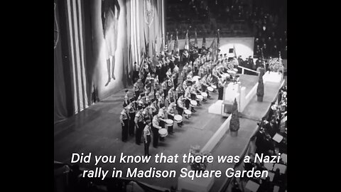 Nazi rally in Madison square