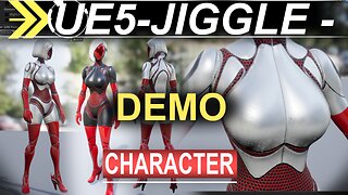 Unreal 5 - Jiggle Physics Demo-Character (AVAILABLE!)