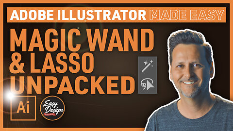 Magic Wand & Lasso Tools in Adobe Illustrator // For Beginners