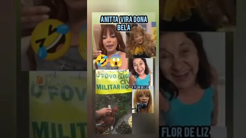 Anitta vira Dona Bela e Flor de Liz😅