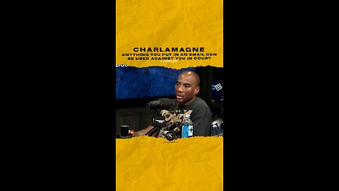 #charlamagnethagod what u put in an 📧 can b used against u in👨🏽‍⚖️🎥 @itsuptherepodcast