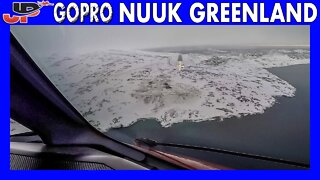 Landing & Takeoff at Nuuk Greenland | Flight Deck GoPro View
