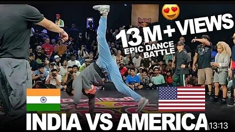 India vs America Epic Dance battle at red full bc one 2024