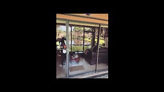 Sliding glass door repair; roller and track replacement, in Coconut Creek, Fl.