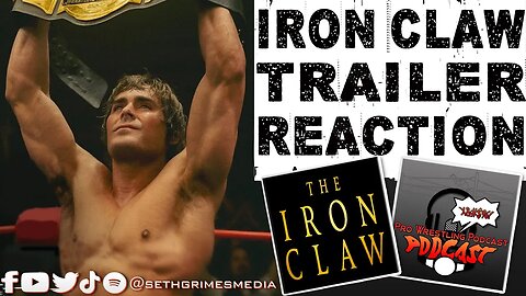 The Iron Claw Movie Trailer REACTION Zac Efron Von Erich Brothers | Pro Wrestling Podcast Podcast