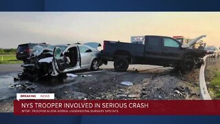 NYS Trooper involved in crash