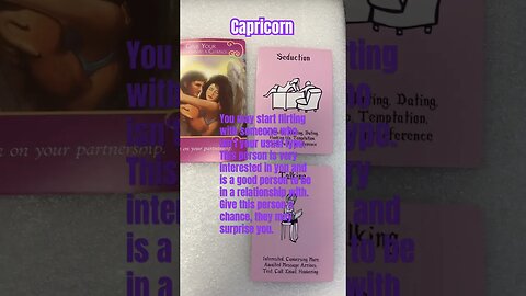 Capricorn Love Oracle#capricorn tarot #capricorn october 2023