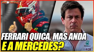 FERRARI E MERCEDES QUICANDO MUITO NO TREINO LIVRE DO AZERBAIJÃO EM BAKU | F1 2022