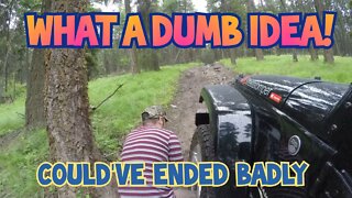 #jeepwrangler Bad Decisions | Nasty Off Road Hill Climb Extreme 4x4 test of lockers and PSI