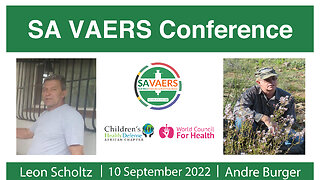 SAVAERS - Conference 10th September 2022 - Leon Scholtz and Andre Burger