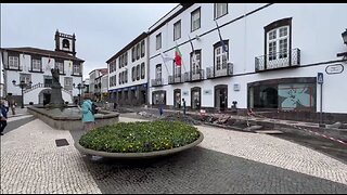 LIVE: Walk City Center Saturday afternoon - Ponta Delgada Azores Portugal - 04.03.2023