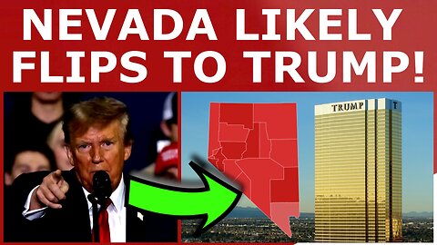 Trump Goes to Nevada, Likely FLIPS It RED This Fall!