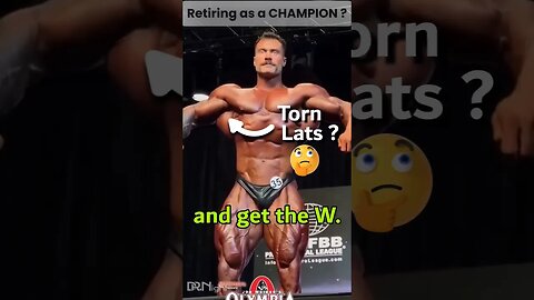 Cbum Is RETIRING As a Champ ? 🏆🥇 #mrolympia2023 #cbum #ramondino