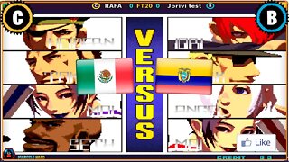 The King of Fighters 2001 (RAFA Vs. Jorivi test) [Mexico Vs. Ecuador]