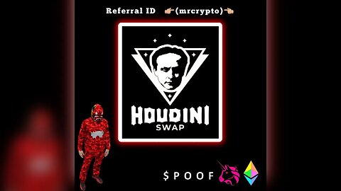 I'm Having So Much Fun With #HoudiniSwap..... $POOF🪄