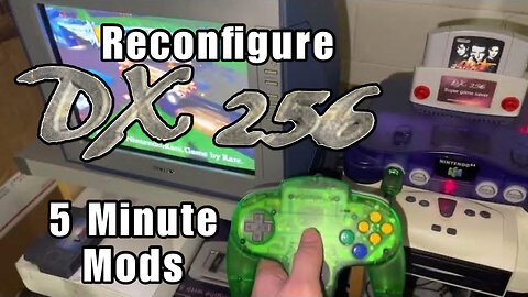 N64 DX256 5min mod: Use originals, backups Nintendo 64 Bung Super Game Saver Doctor V64jr jr512 CD64