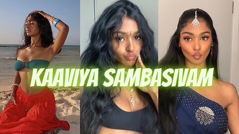 Brown Girl Kaaviya Sambasivam | Model and Influencer | ThePrettyShow