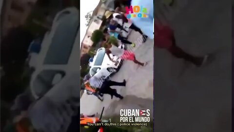 #Cuba Repression in Guanabacoa