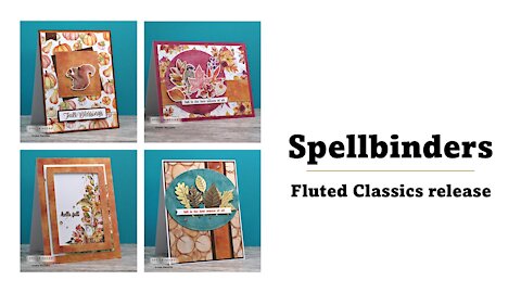Spellbinders Fluted Classics | 4 cards