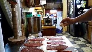Making beef jerky