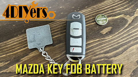 How to Replace the Battery on a Mazda Key Fob & Disassembly