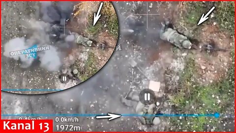 Ukraina "sgrlerini" ataş tutan ruslar dron bel "peşman etdi