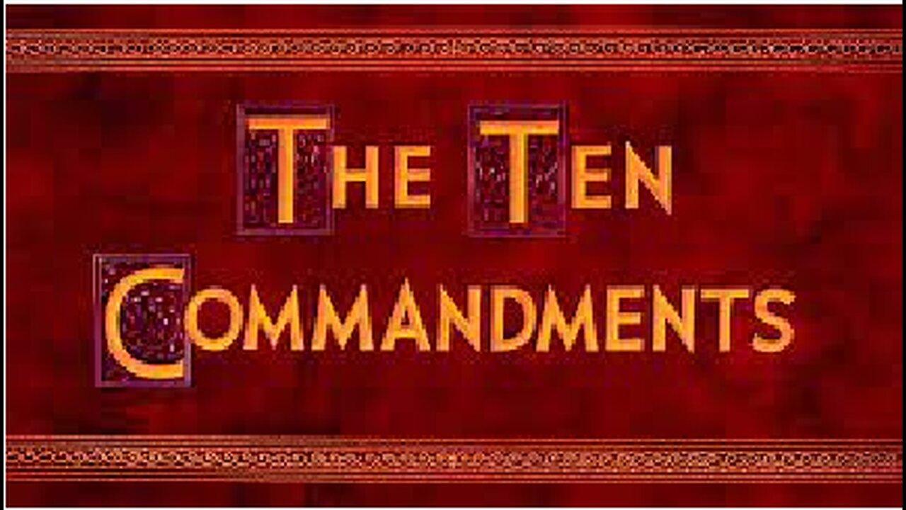 The Ten Commandments 7th, Part 38: You Shall Not Commit Adultery Pt 5 ...