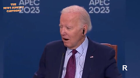 Creepy is as creepy does: Biden winks after telling the press to leave.