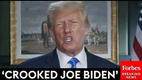 BREAKING NEWS: Trump Rails Against Biden, DOJ Following Arrest In Georgia