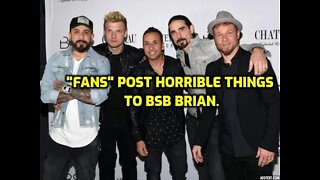 BACKSTREET BOYS BRIAN LITTRELL INSULTED BY "FANS" FOR TWITTER POST - NINJA KNIGHT