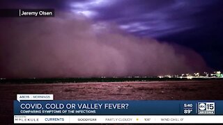 COVID-19, cold, or Valley Fever? Comparing symptoms of the infections