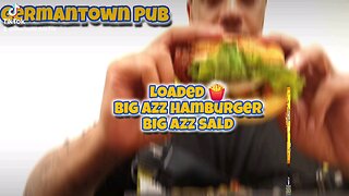 Germantown Pub: Nashville Hot Burger Food Review 🌶️🍔"