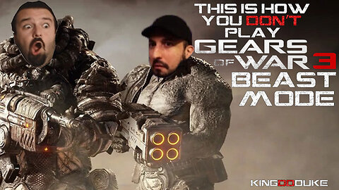 This is How You DON'T Play Gears of War 3 Beast Mode Co-op - DSP & John Rambo - KingDDDuke TiHYDP 63