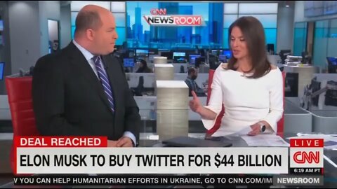 Brian Stelter Doesn't Think Elon Musk Is Smart Enough To Run Twitter