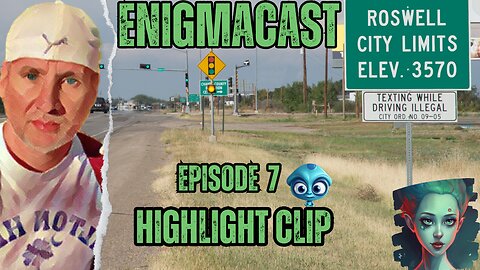 🛸💥 EnigmaCast Highlight: Unraveling the Roswell UFO Crash Mystery 🌟