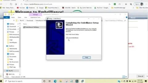 How to Install Embrilliance Embroidery Software for Windows