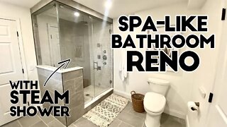 EPIC Bathroom Remodel with STEAM SHOWER 🚿