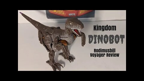 Kingdom DINOBOT Voyager Class Transformers War For Cybertron Review by Rodimusbill (Wave 2)