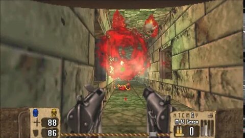 Doom 2 Operation BIOWAR Level 14 Gunslinger 99% with HND (Alex Jones voice)