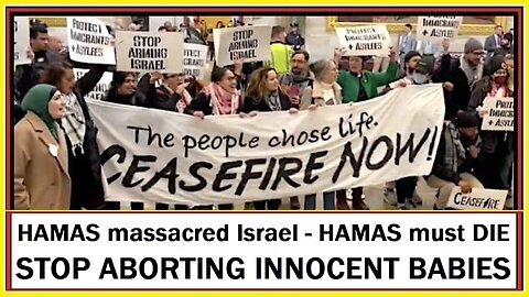 The people chose life, eh? October 7th, 2023 HAMAS massacred Israel