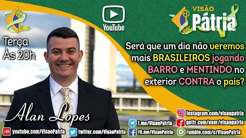 Será que um dia não veremos mais BRASILEIROS jogando BARRO e MENTINDO no exterior CONTRA o país?