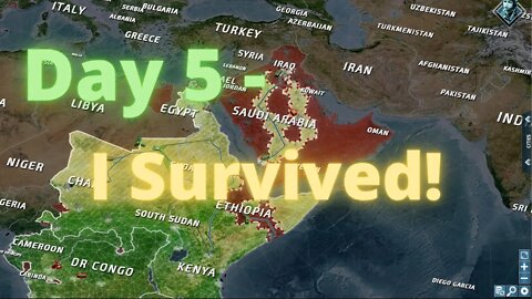 Day 5-I Survived another day-Rebuilding after losing HQ in Conflict of Nations World War 3