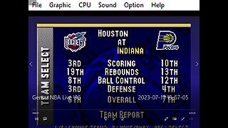 Gens rom NBA Live 96 Indiana vs Houston