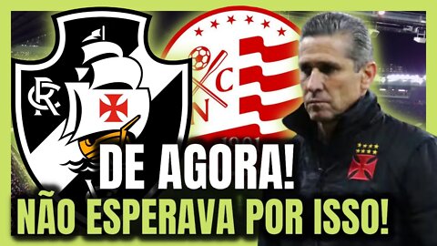 SAIU AGORA! NINGUÉM ESPERAVA POR ISSO! NOTÍCIAS DO VASCO AGORA