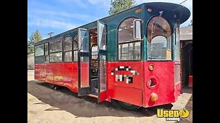 Retro-Style Unique Trolley Food Truck | Restaurant on Wheels for Sale in California
