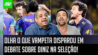 POLEMIZOU! "EU TE FALO! EU DUVIDO que esses jogadores ouvem o Diniz na Seleção e..." Vampeta DISPARA