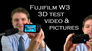 Fuji W3 3D camera test video & pictures