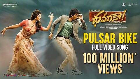 Pulsar Bike Full Video Song | Dhamaka | Ravi Teja Sreeleela Thrinadha Rao | Bheems Ceciroleo