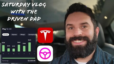 $600 Saturday $2300 Week In Tesla Model Y Rental Using Lyft Lux, Uber, DoorDash, Spark 5/21/22 Vlog